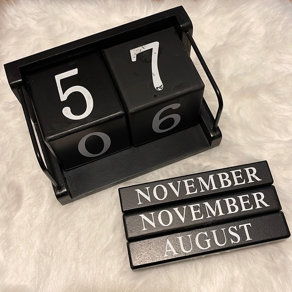 Calendar Block Set